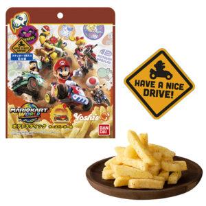 【マリオカート】『マリオカート ワールド ステッカーつきポテトスティック チーズバーガー味』食玩グッズ