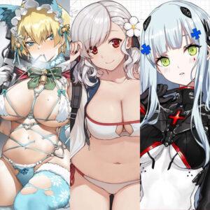 【ドルフロ】立体枕カバー『VSK-94 聖夜の警官』『SPAS-12 盛夏の果実』『416 真夜中の福音』ドールズフロントライン グッズ