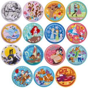 【ディズニー】『Disney Characters 刺繍缶バッジビスケット3』食玩グッズ