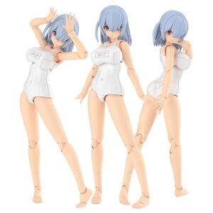 【フレームアームズ・ガール】『ミヅキ School Swimsuits ホワイトVer.』FAガール プラモデル