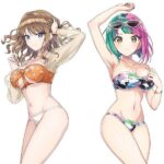 【ドルフィンウェーブ】抱き枕カバー『住乃絵紫苑（すみのえ しおん）』『ヘリー・ルイス』グッズ【ムービック】より2024年10月発売予定♪