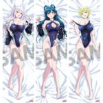 【魔都精兵のスレイブ】抱き枕カバー『羽前京香（うぜん きょうか）／東日万凛（あずま ひまり）／出雲天花（いずも てんか） 競泳水着 ver.』グッズ【ホビーストック】より2025年3月発売予定♪