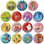 【ディズニー】食玩『Disney Characters 刺繍缶バッジビスケット2』12個入りBOX予約【バンダイ】より2025年12月発売予定♪